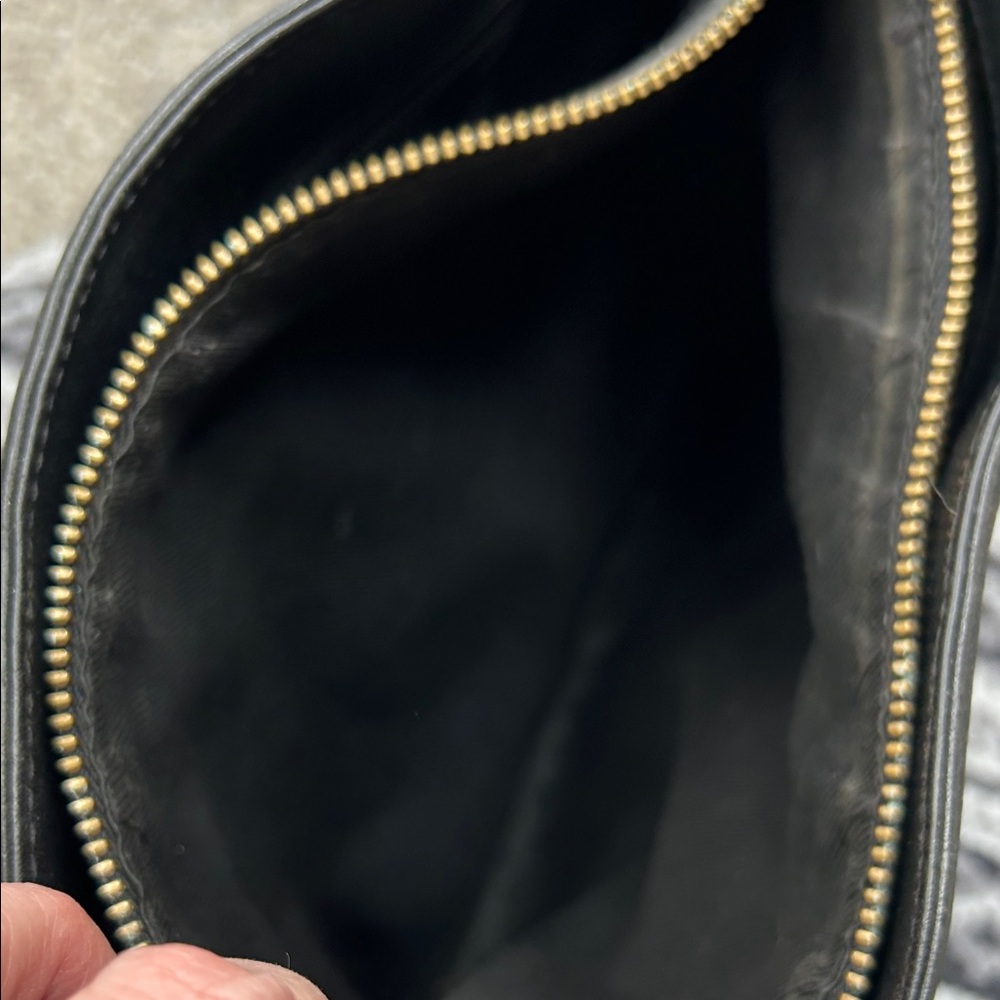Vintage Ralph Lauren Black Leather Tanner Shoulder Bag - Picture 6 of 16